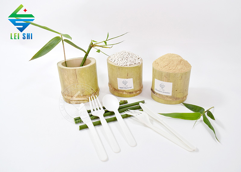 Bamboo Compostable Knife Fork and Spoon Set