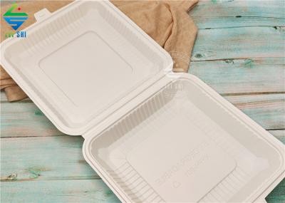 Biologisch abbaubares Bambusmaterial, kompostierbar, kein Plastik, einteilige Lunchbox mit Deckel